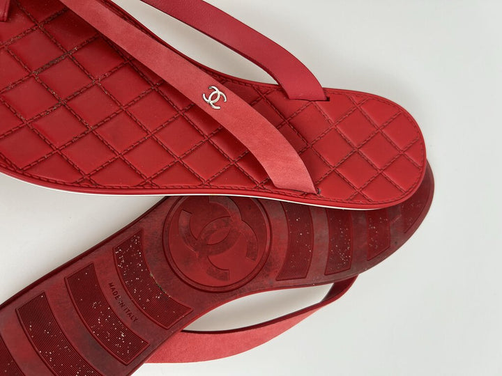 Chanel thong style flip flops - 2015