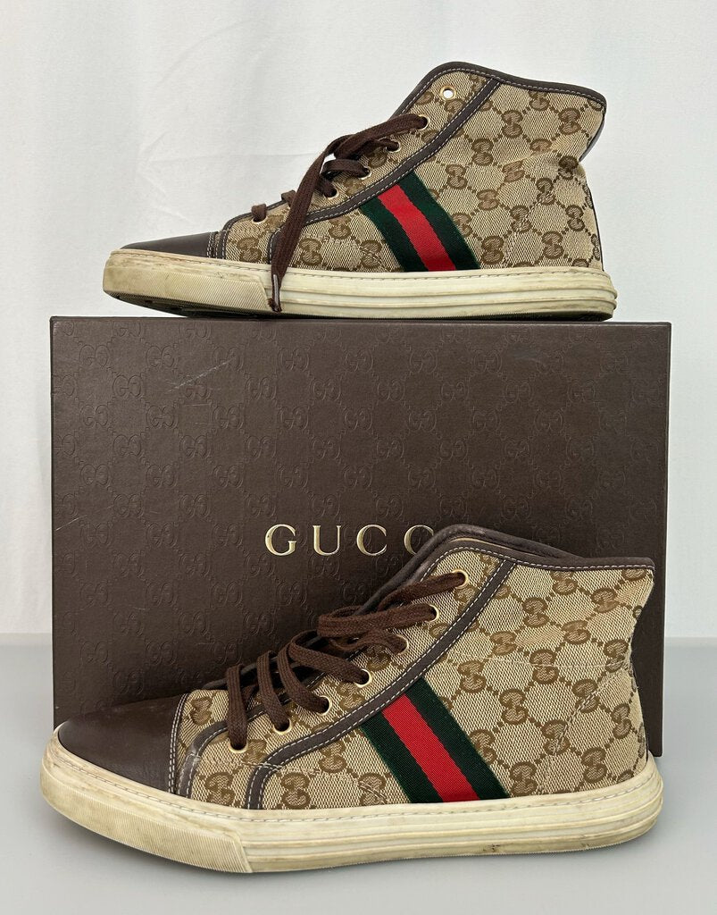Gucci MEN'S hightops w/box (size 10)