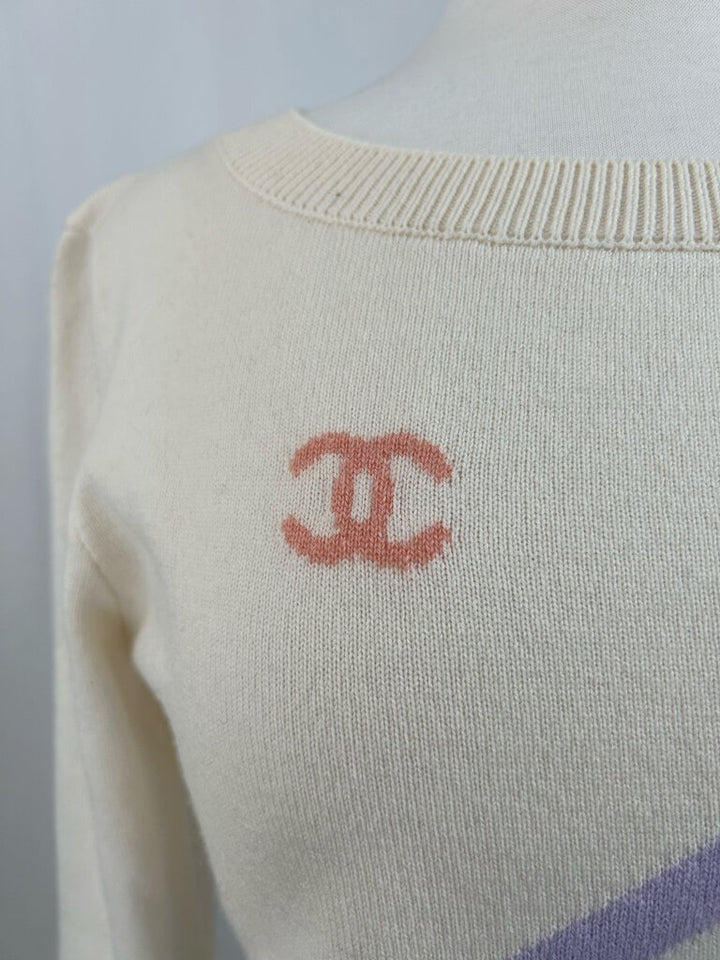 Chanel 2019 runway LaPausa sweater (size 44/L)