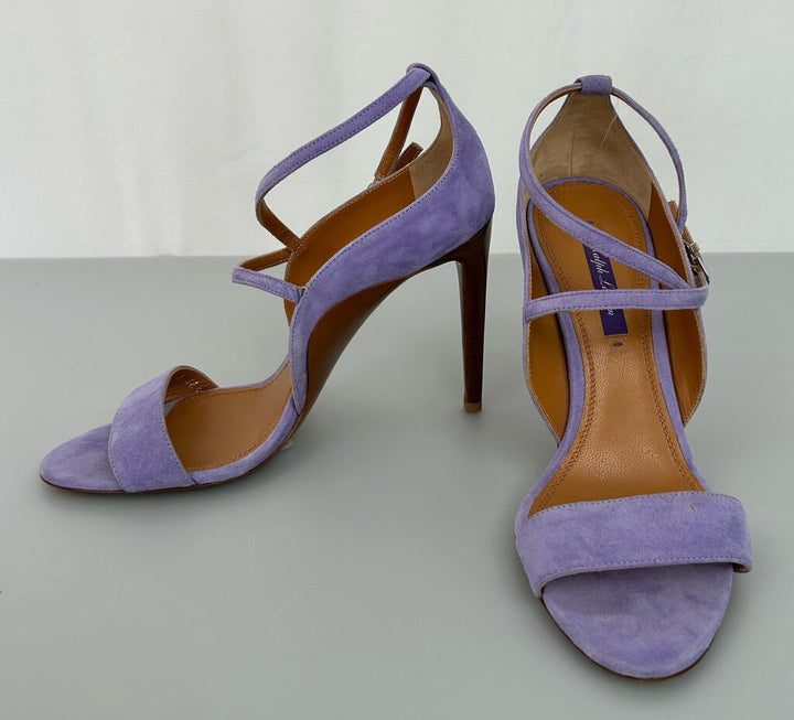 Ralph Lauren (Purple Label) suede heels (size 38.5)