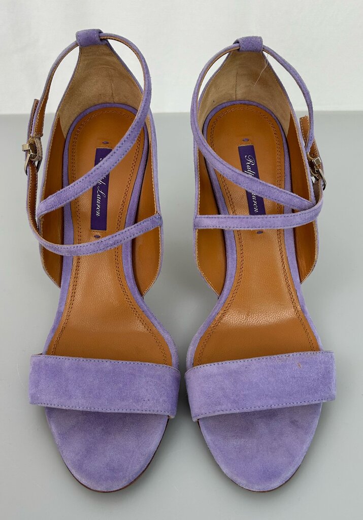 Ralph Lauren (Purple Label) suede heels (size 38.5)