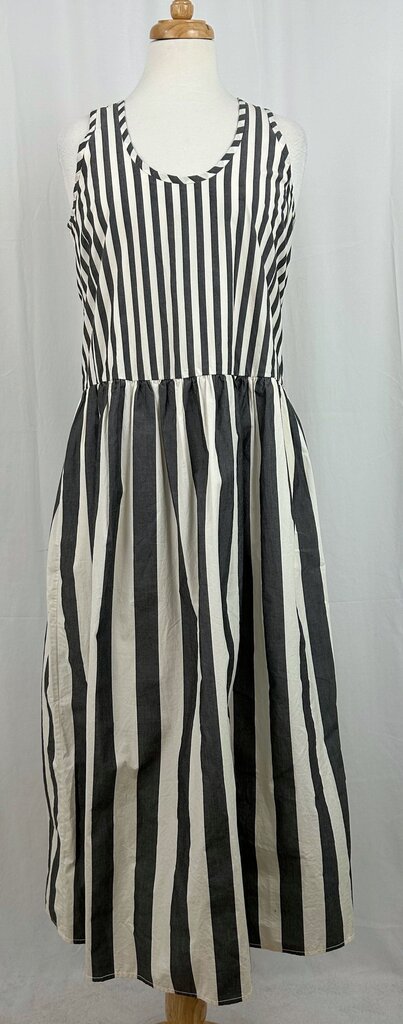 everlane oversized striped midi dress (XL)