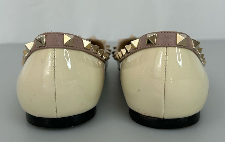 Valentino patent rockstud ballet flat (size 39)