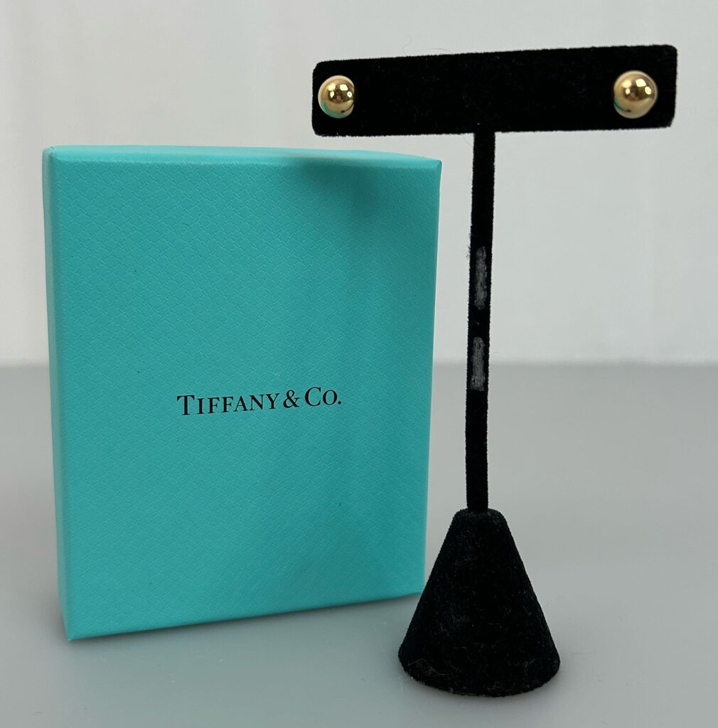 Tiffany 18K gold plated studs