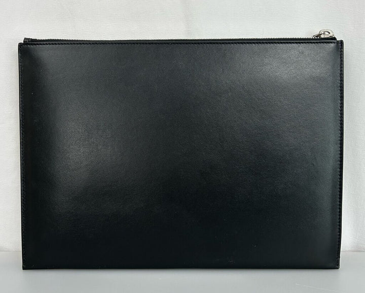 Saint Laurent calf zipper clutch/Ipad case