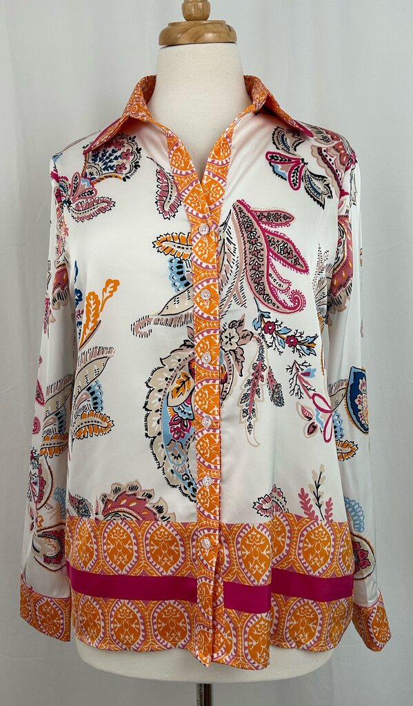 Tamara H paisley print button down (S)