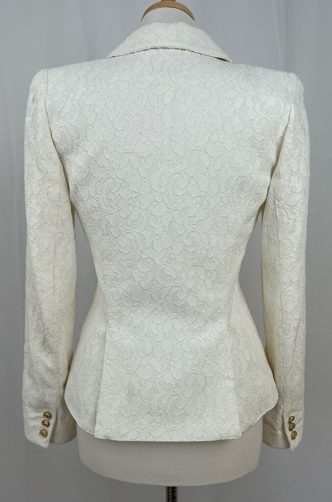 Smythe lacy single-button blazer (size 6)