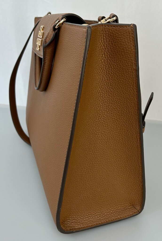 Tory Burch leather logo crossbody satchel