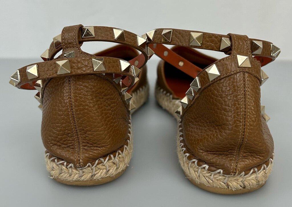 Valentino Rockstud espadrille flats (size 9.5)