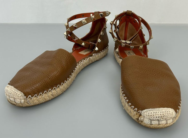 Valentino Rockstud espadrille flats (size 9.5)