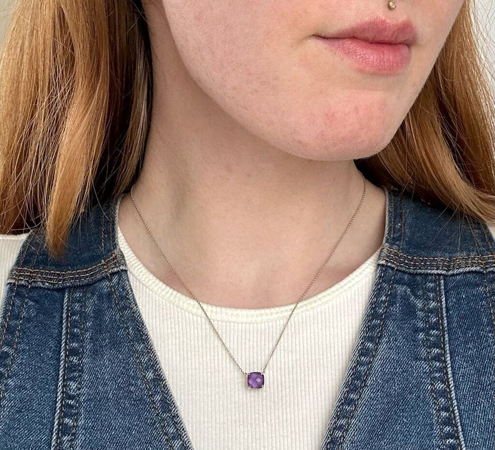 Tiffany & Co "Sparklers" amethyst necklace