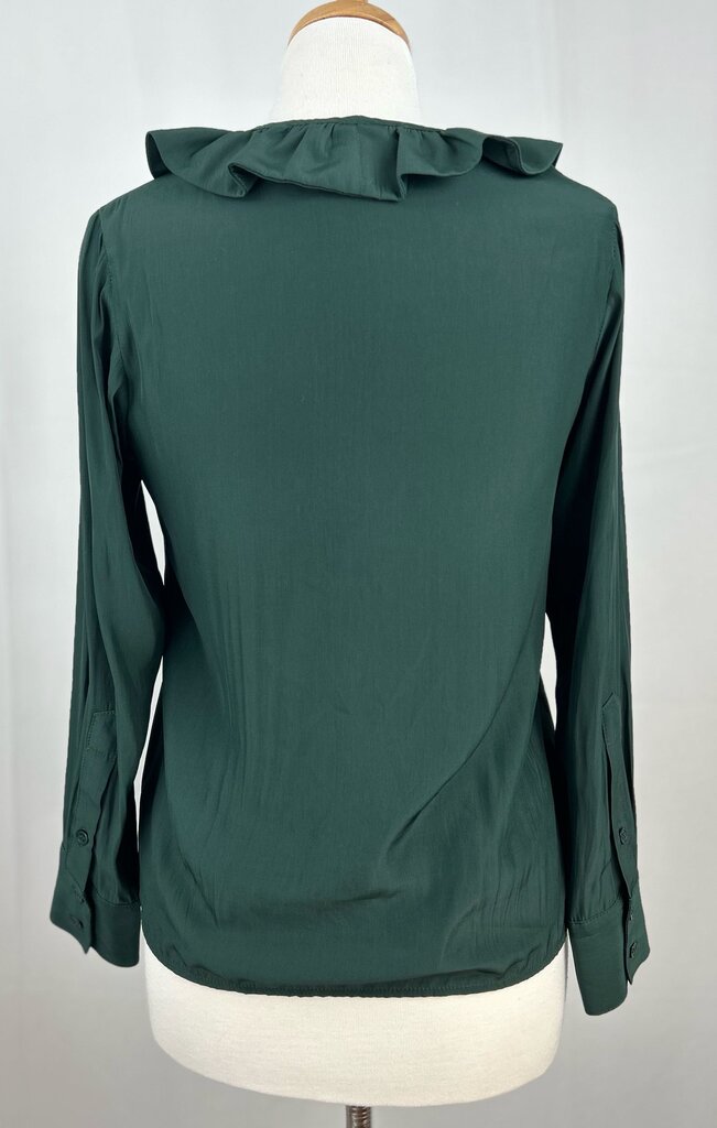Smythe frilled silky blouse (XS)