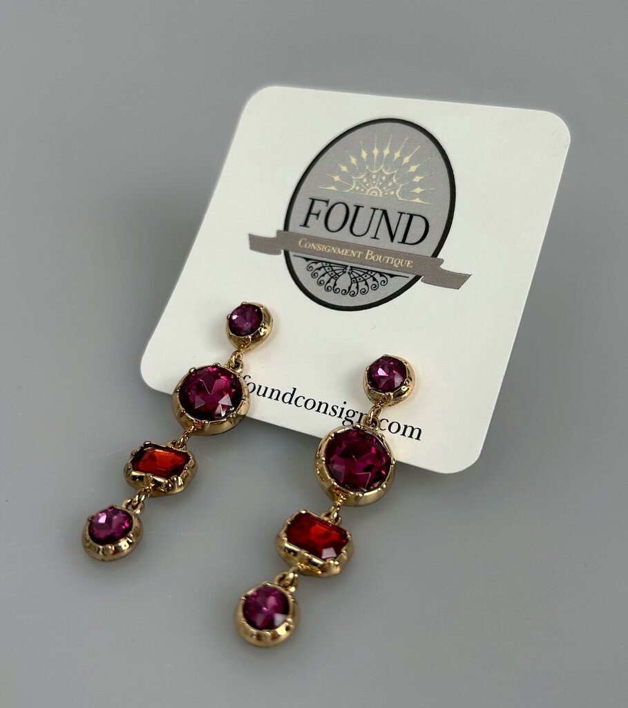 Banana Republic Tonal Glass Drop earrings