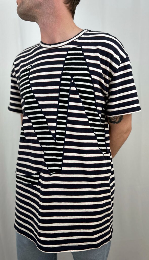 Loewe men's stripes logo tee (S)