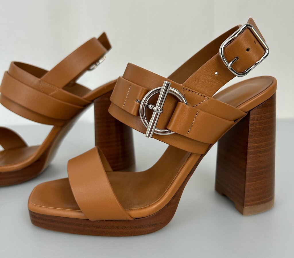 Hermes Keen block heel sandal (size 5.5)