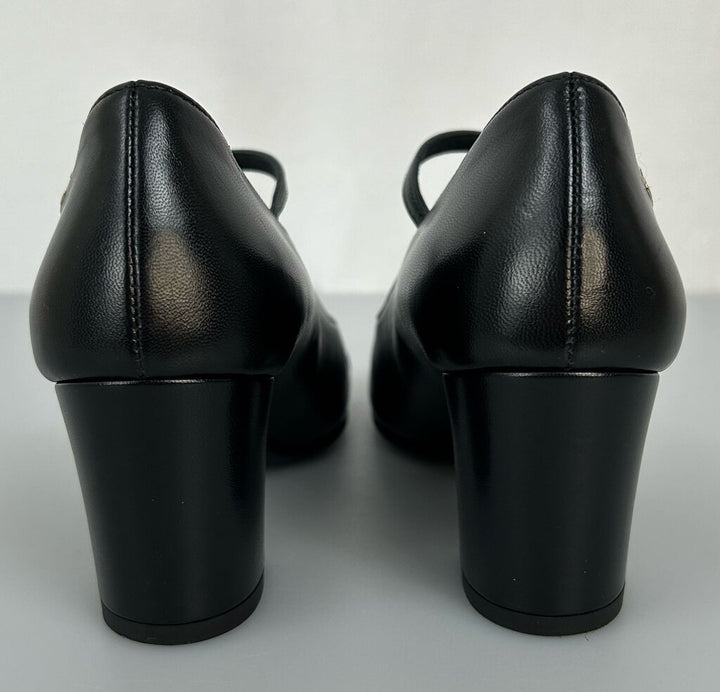 Chanel cap toe block heel maryjane (size 5.5)