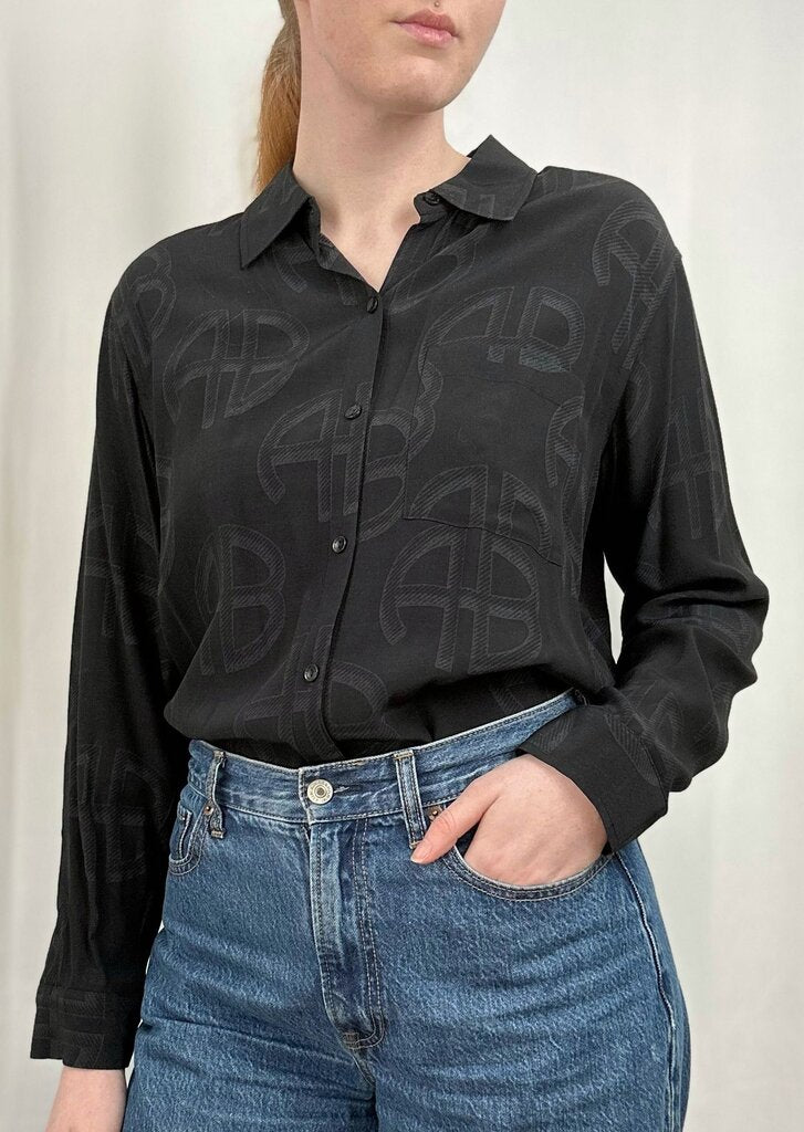 Anine Bing "Aspen" oversized button down (S)