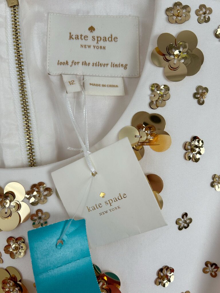 Kate Spade NWT Daisy embellished party dress (size 12)