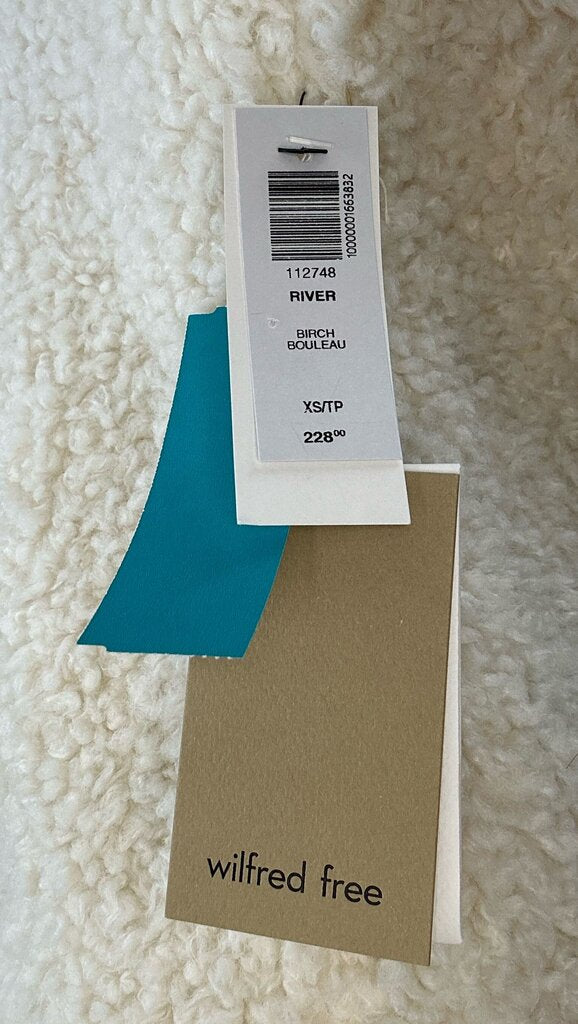 Wilfred Free NWT "River" sherpa jacket (XS)