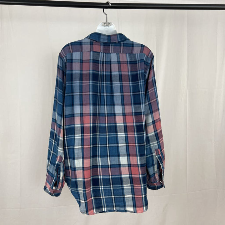 Current Elliott Plaid Flannel Shirt Medium