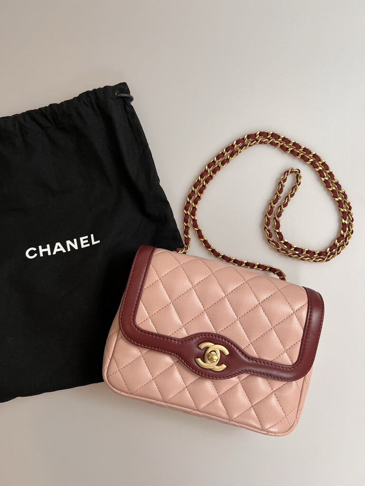 Chanel Lambskin 23-series Mini square flap