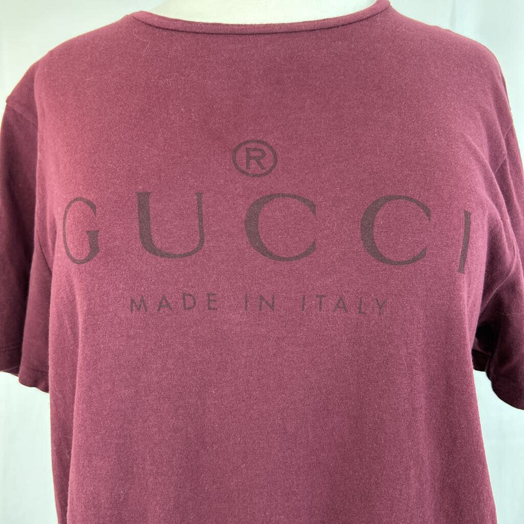 Gucci Logo Crewneck Tee - Size XL