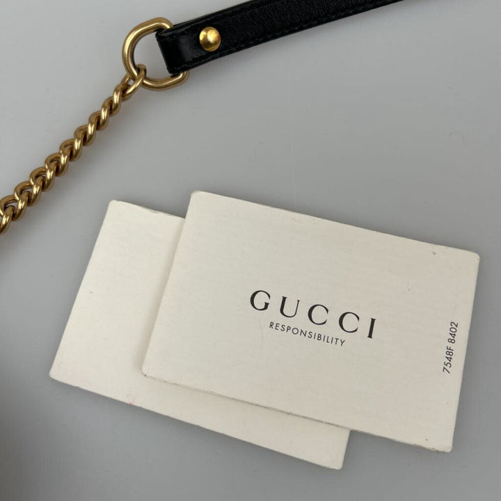 Gucci Mini Marmont Crossbody - Black