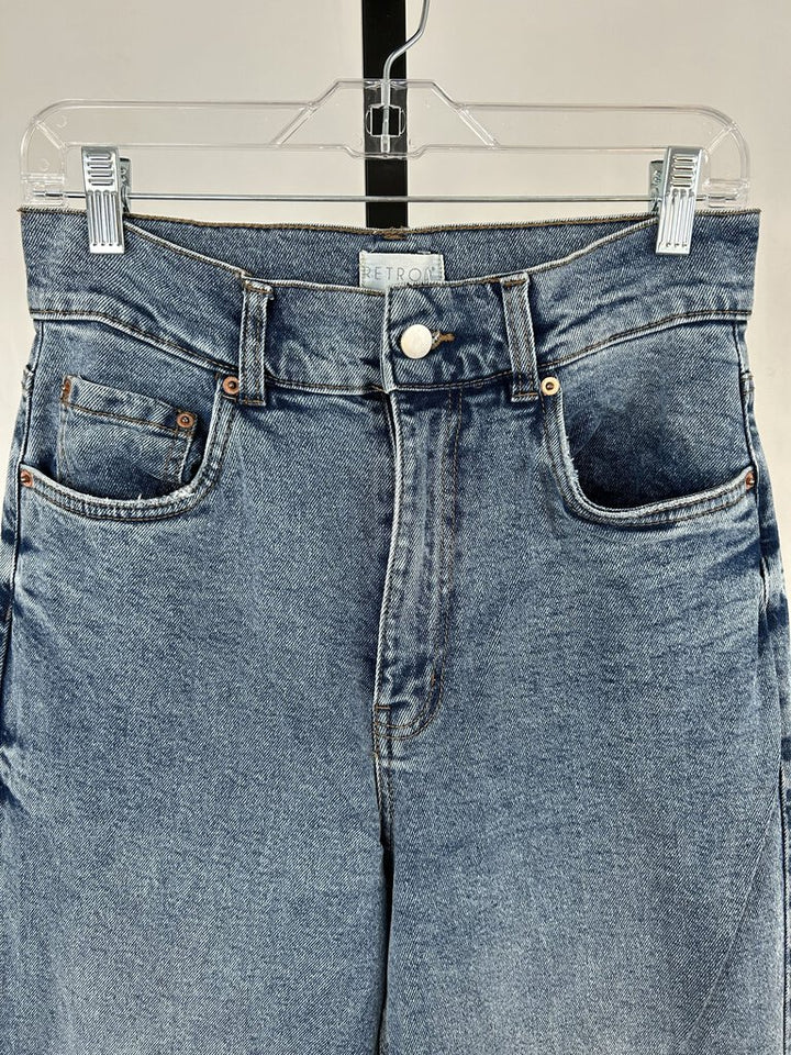 Retro'd Wide Leg Jeans - Size 27
