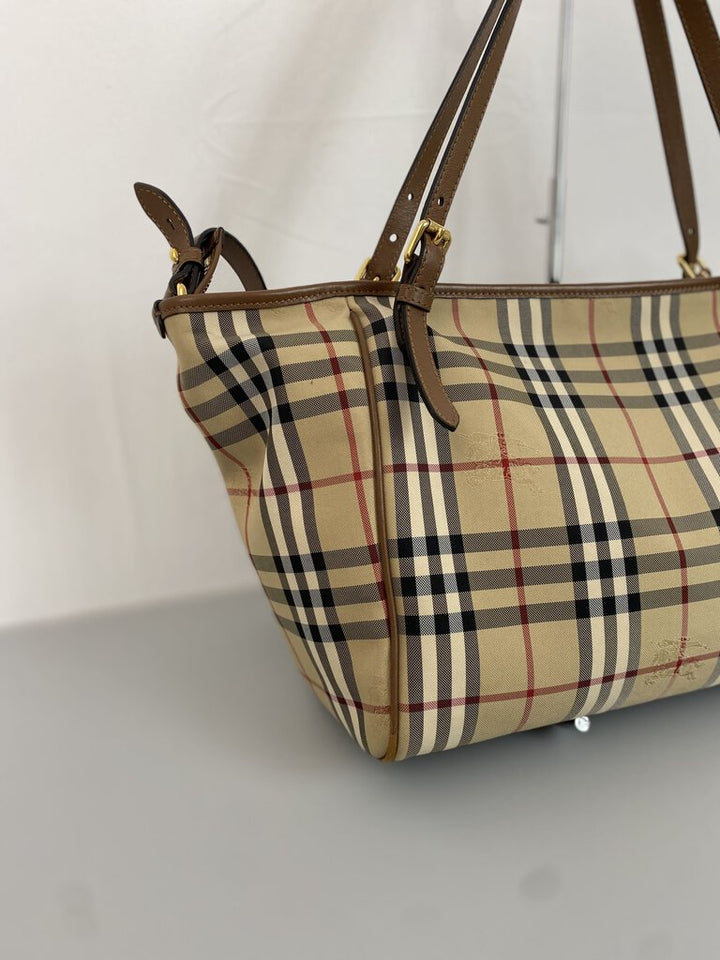 Burberry diaper bag with changing pad