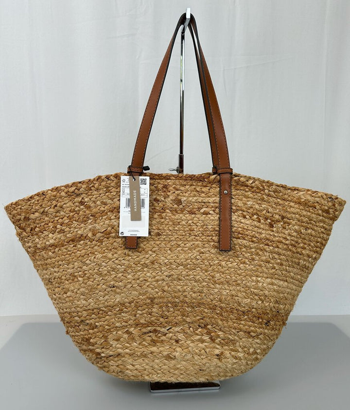 Mango NWT wicker style tote