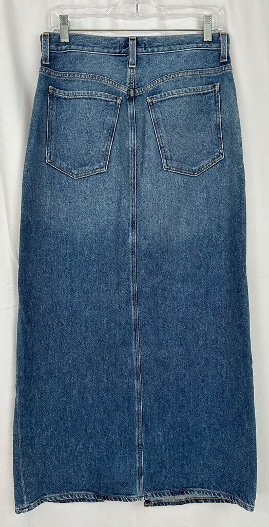 AGOLDE Leif long denim skirt (size 25)