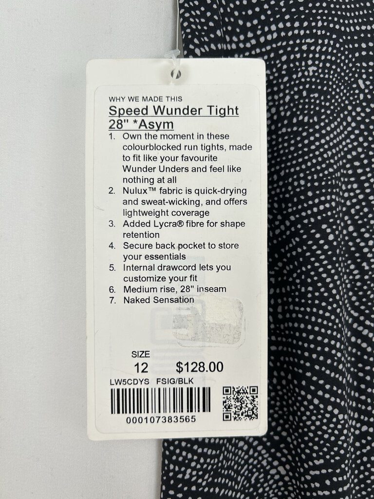 Lululemon NWT Speed Wunder legging (size 12)