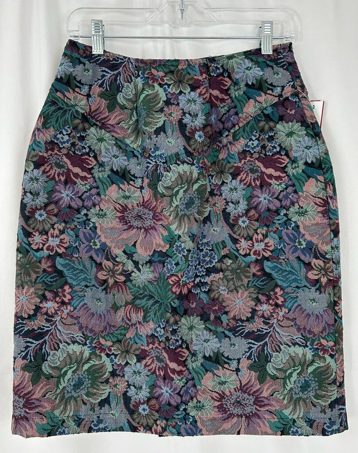 Woof Design (NL designer) tapestry style pencil skirt (M)