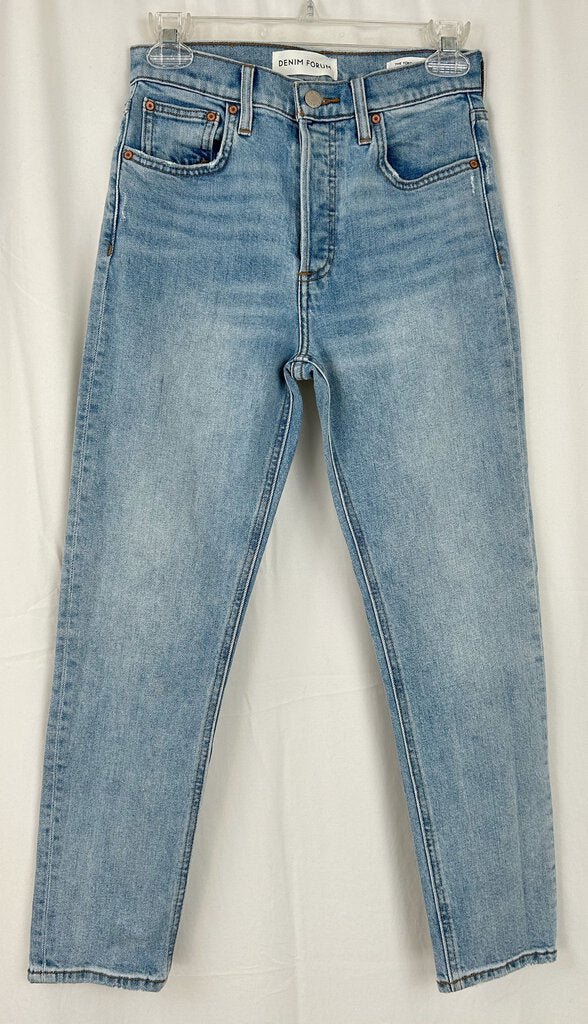 Denim Forum (Aritzia) 'Yoko' hi rise slim (size 26L)