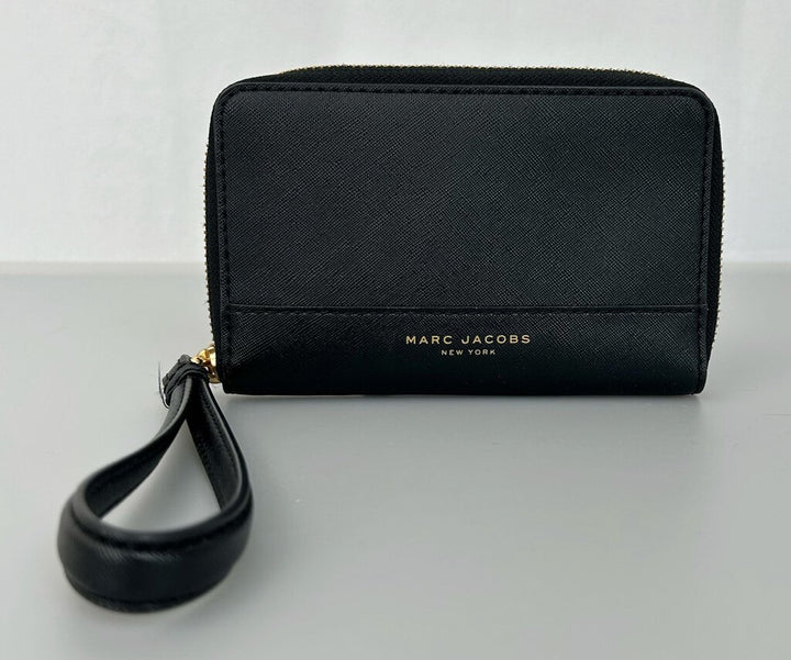 Marc Jacobs Saffiano Zip Wristlet