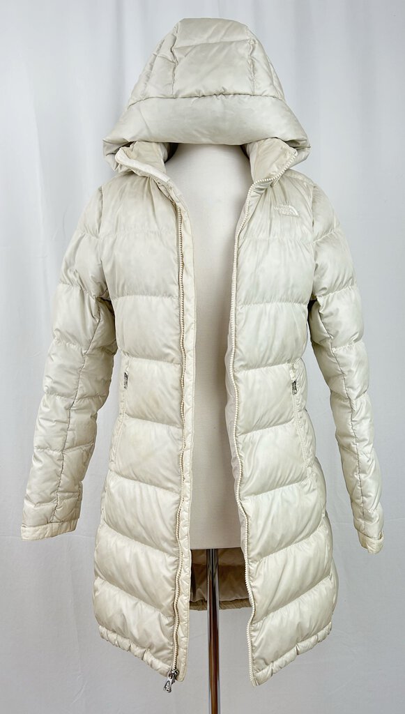 The North Face hooded mid length puffer coat (S)