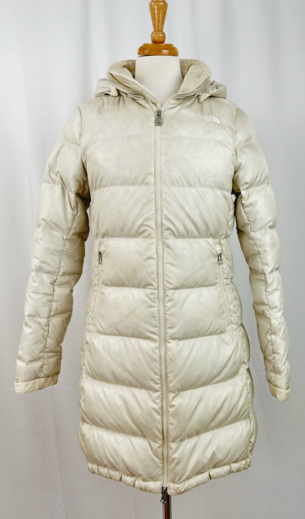 The North Face hooded mid length puffer coat (S)