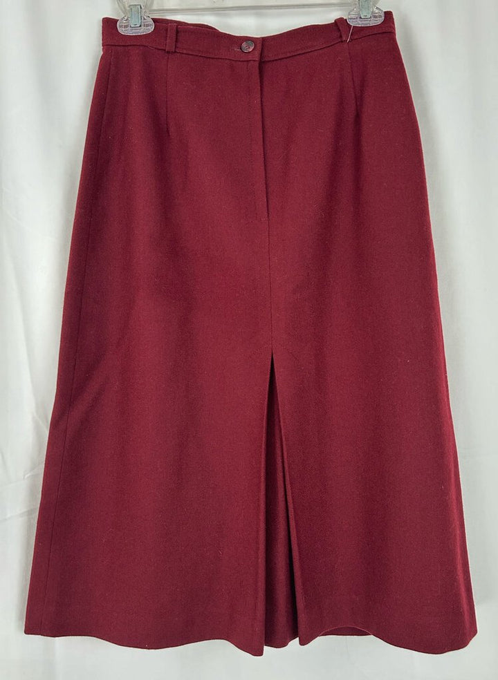 Bernard Perre vintage midi wool skirt (S/M)