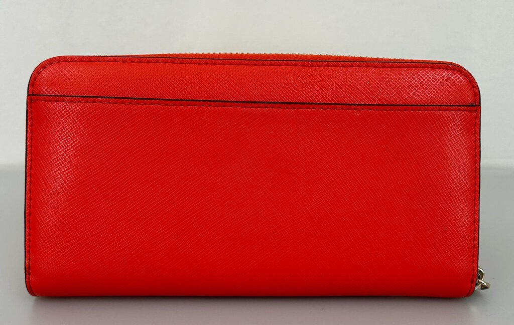 Kate Spade large saffiano zip-round wallet