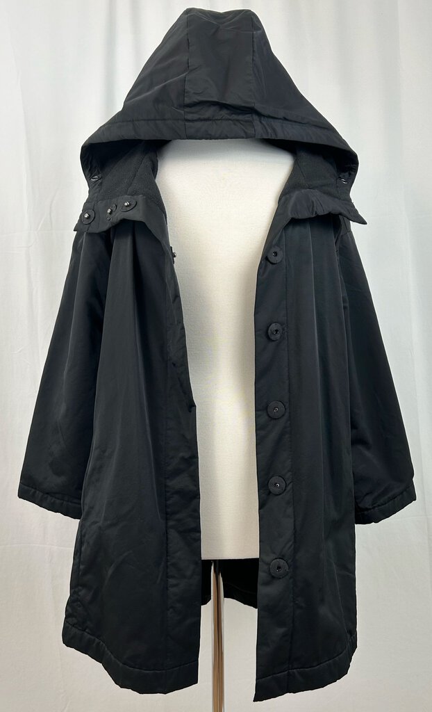 Eileen Fisher snap up hooded jacket (XS/S)