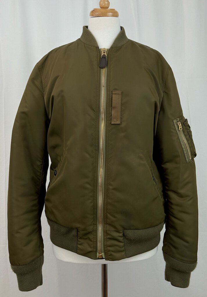 Burberry MEN'S nylon bomber jacket (L)