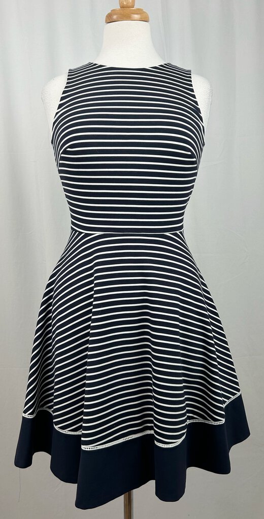 Kate Spade striped skater mini dress (size 0)