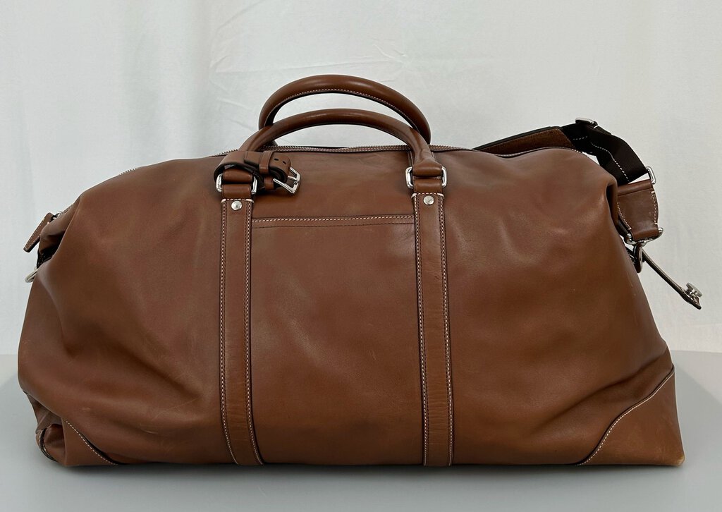 Coach leather travel duffle