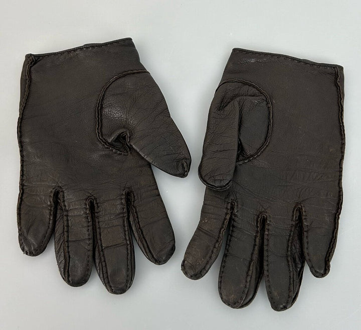 Hermes vintage leather gloves (S)