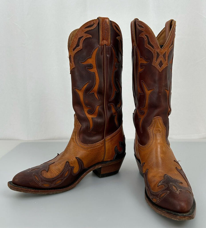 Boulet classic leather cowboy boot (size 6.5)