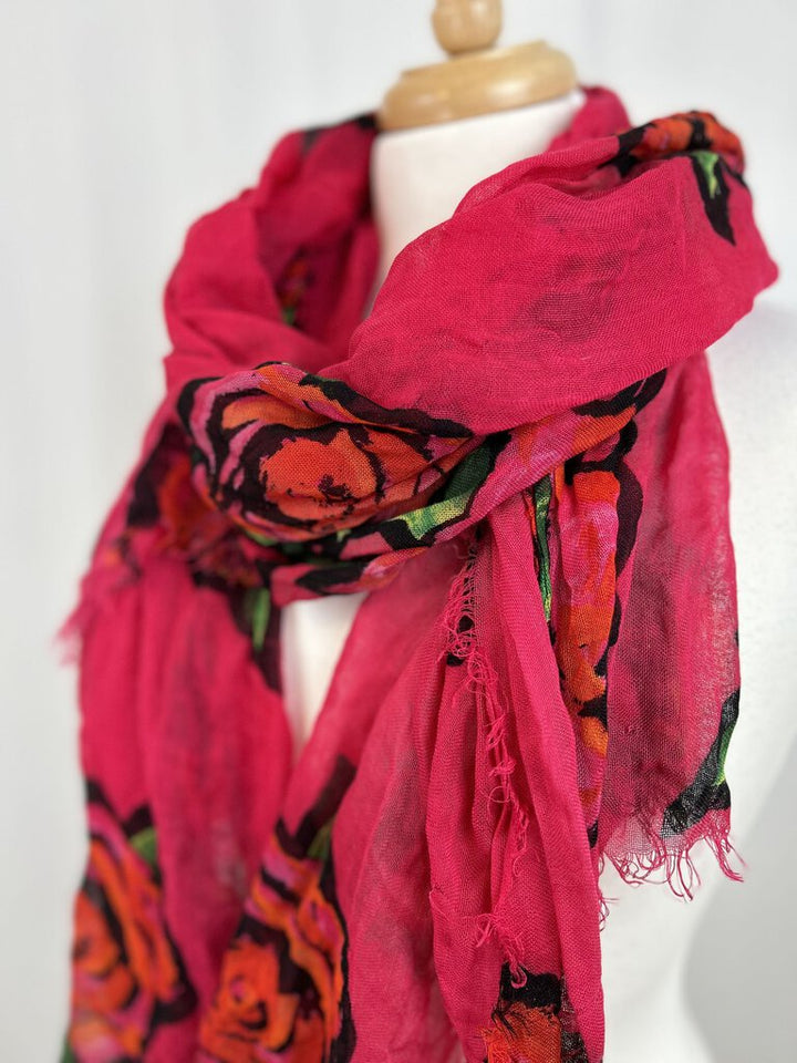 Louis Vuitton Sprouse rose scarf