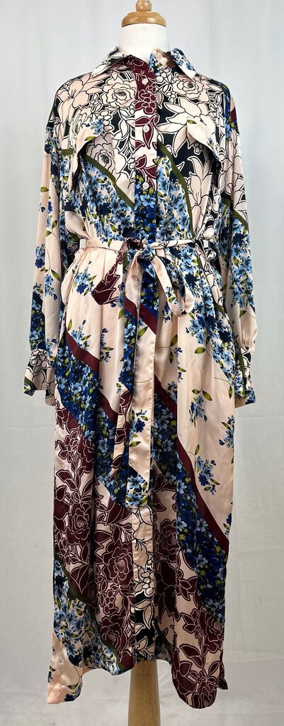 Smythe silky belted maxi dress (M)