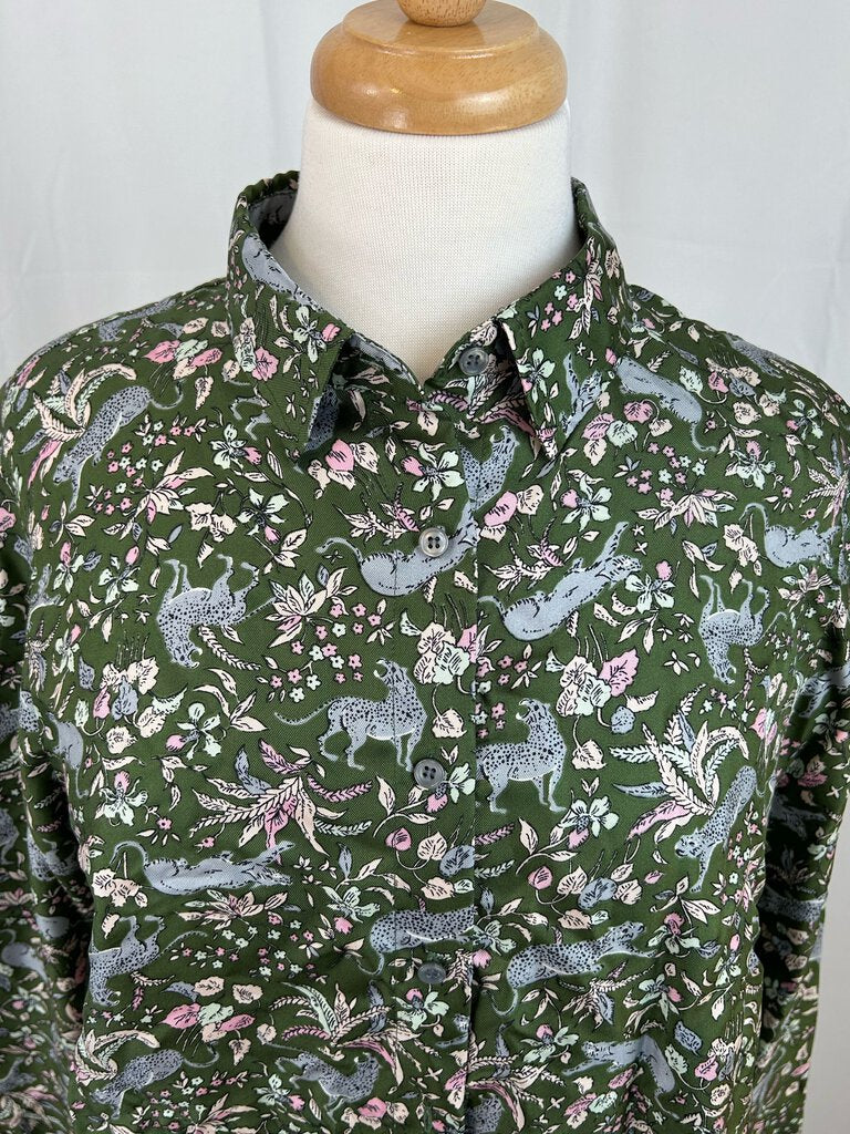 Collection JCrew 100% silk button down (size 12)