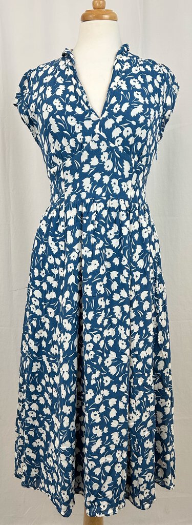 Reformation floral v-neck midi dress (size 10)