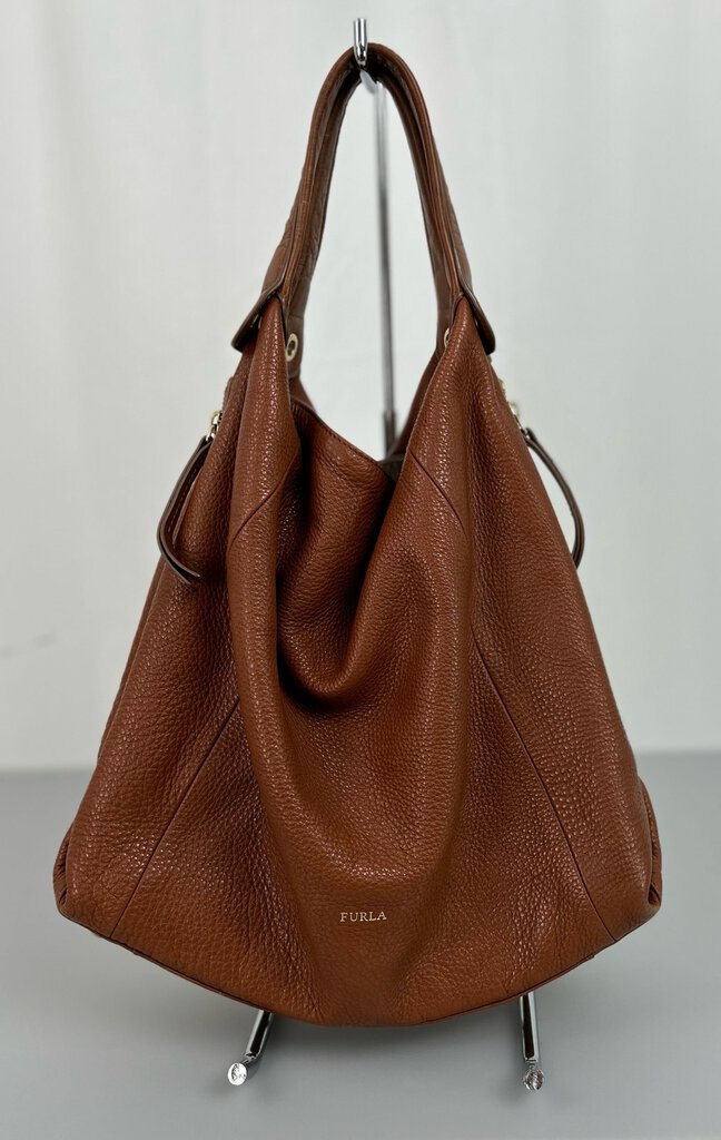 Furla leather hobo shoulder bag